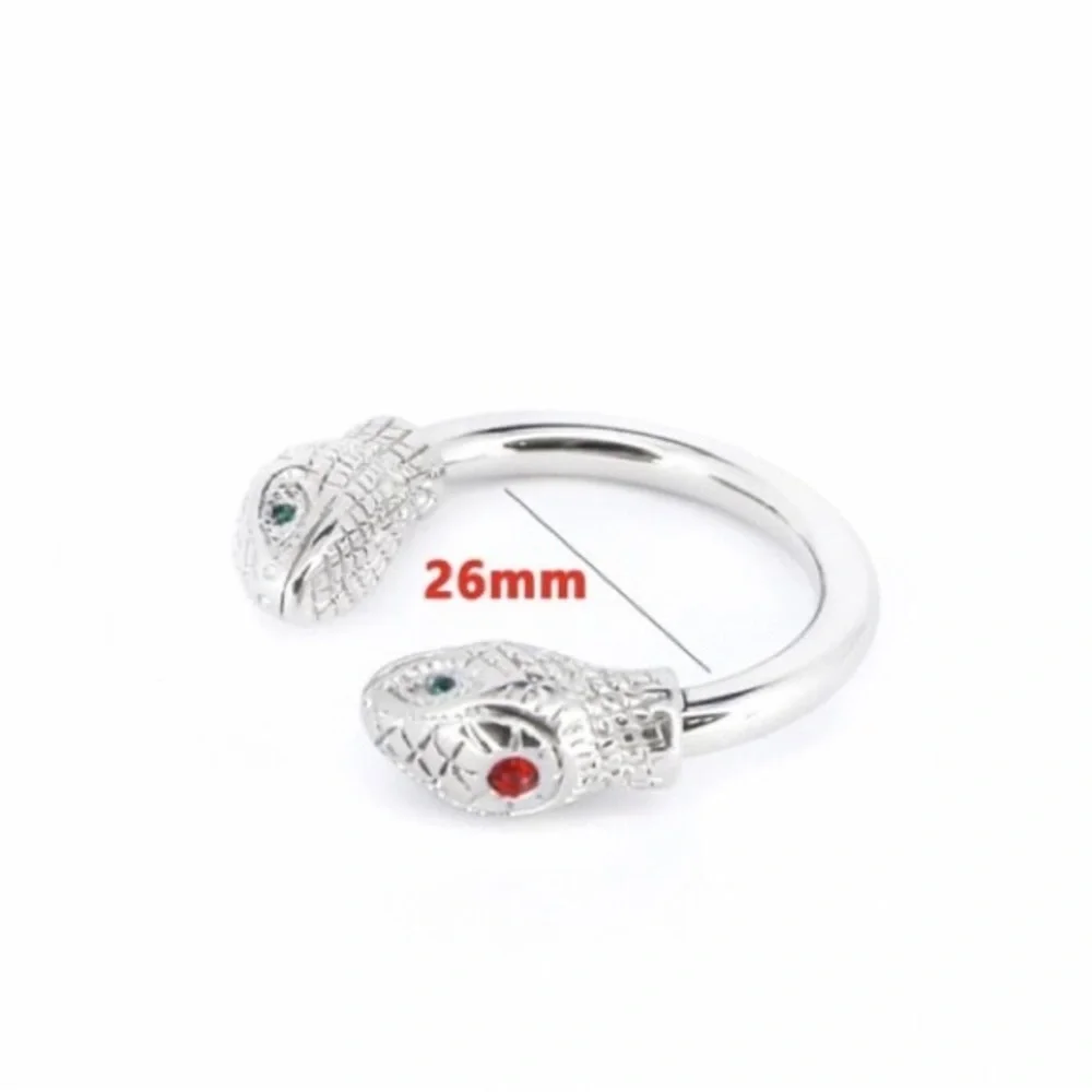 Men’s Stainless Steel Snake glans ring - Picture 3 of 7